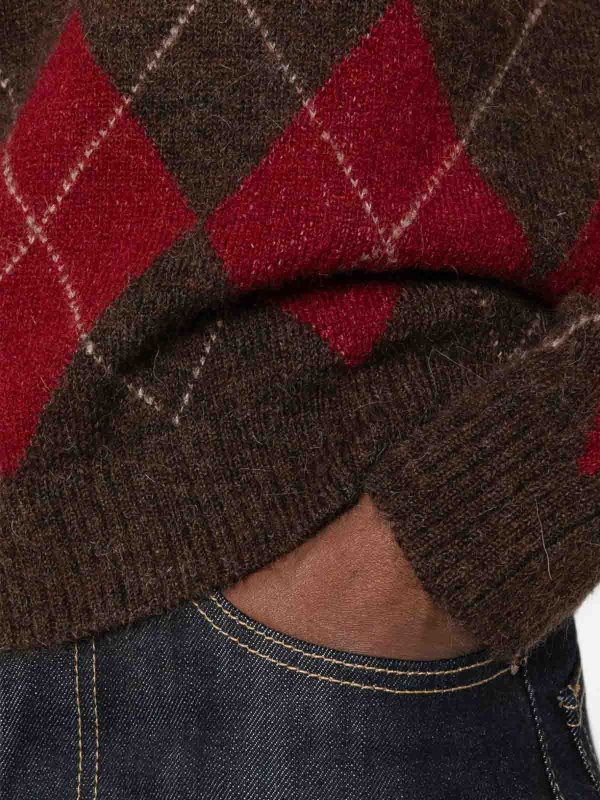 Rundhalspullover - Rot shop online: YERSE