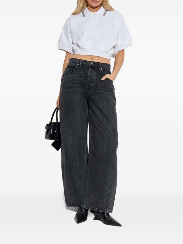 The Best Shops ALEXANDER WANG: ストレートジーンズ - 黒