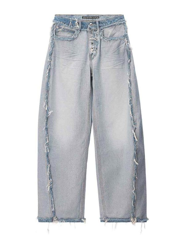 ALEXANDER WANG: ブーツカットジーンズ - ブーツカットジーンズ - ミディアムウォッシュ
