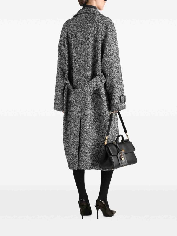 DOLCE & GABBANA buy online 膝丈コート - グレー