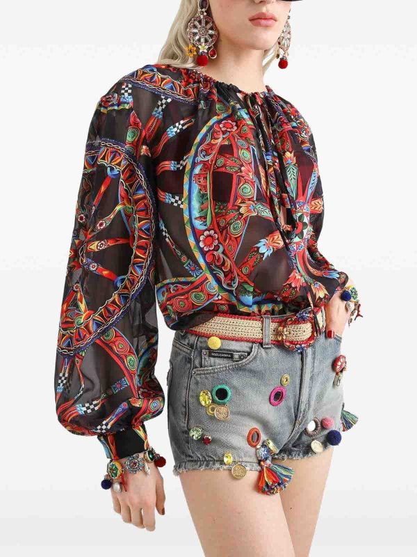 DOLCE & GABBANA: ブラウス online - ブラウス - マルチカラー