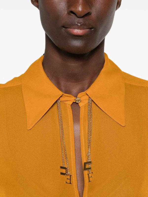 The Best Shops ELISABETTA FRANCHI: シャツ - シャツ - オレンジ