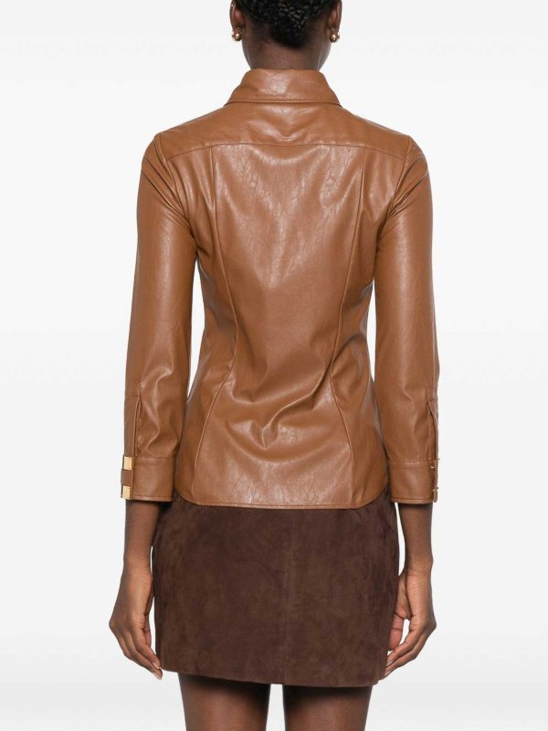 ELISABETTA FRANCHI: シャツ online - シャツ - ブラウン