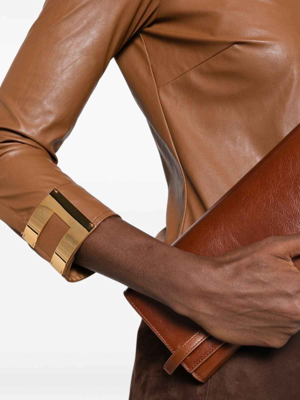 The Best Shops ELISABETTA FRANCHI: シャツ - シャツ - ブラウン