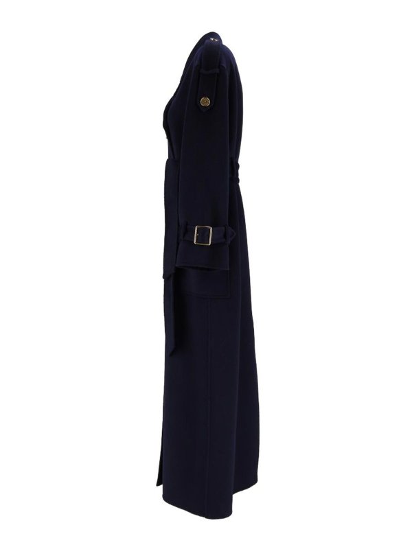 The Best Shops ELISABETTA FRANCHI: ニーレングスコート - 膝丈コート - ブルー