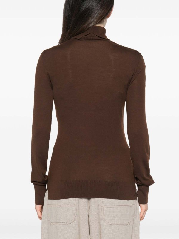 クルーネック - ブラウン shop online: ERMANNO SCERVINO