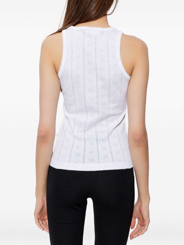The Best Shops GANNI: Tops und Tank Tops - Top - Weiß