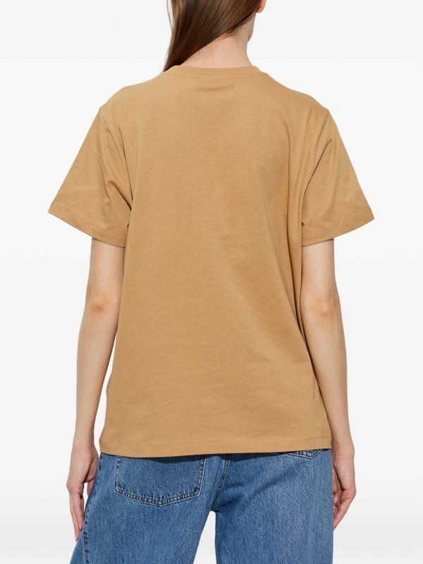 The Best Shops GANNI: T-shirts - T-Shirt - Hellbeige