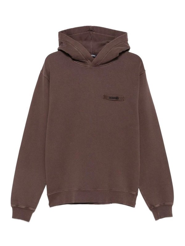 JACQUEMUS: Sweatshirts und Pullover - Sweatshirt - Braun