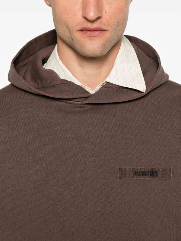 The Best Shops JACQUEMUS: Sweatshirts und Pullover - Sweatshirt - Braun