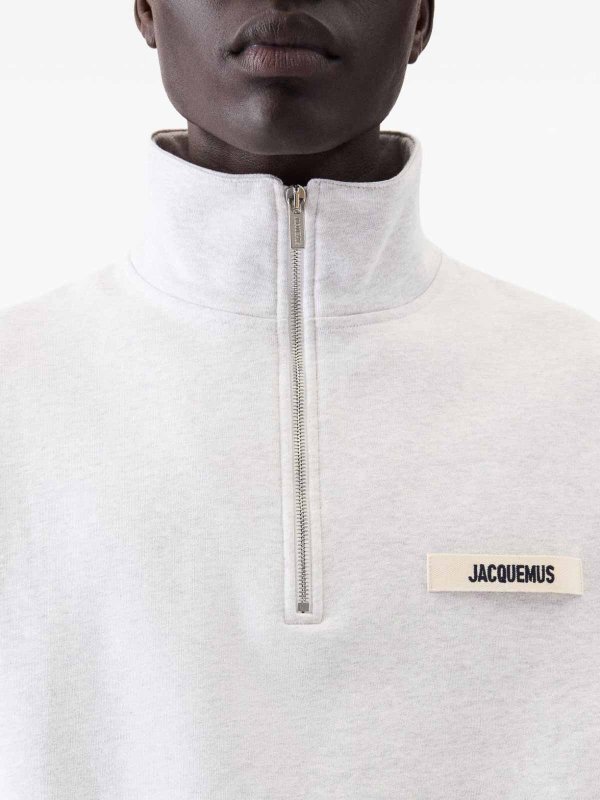 The Best Shops JACQUEMUS: スウェット＆セーター - スウェットシャツ/セーター - グレー