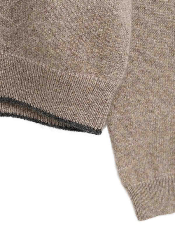 JACQUEMUS: Strickpullover mit Rundhalsausschnitt online - Rundhalspullover - Beige