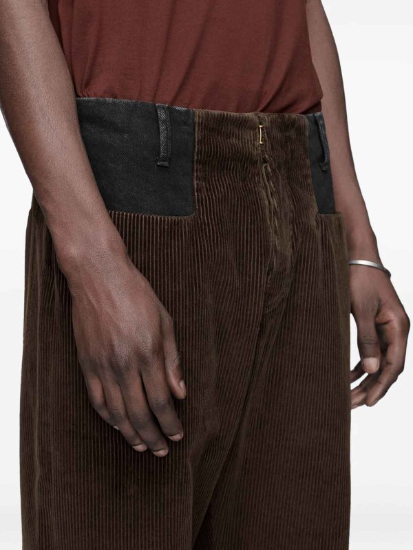 カジュアルパンツ - ブラウン shop online: Maison Margiela