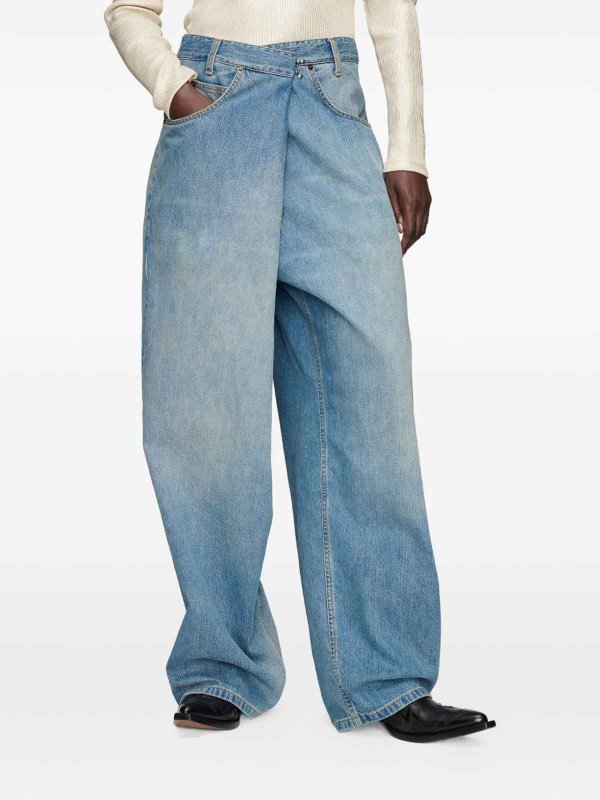 ストレートジーンズ - ミディアムウォッシュ shop online: Maison Margiela