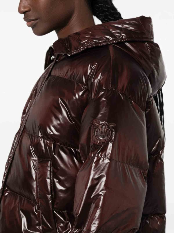 Pinko: ダウン・ハイテクジャケット online - ダウンジャケット - ブラウン