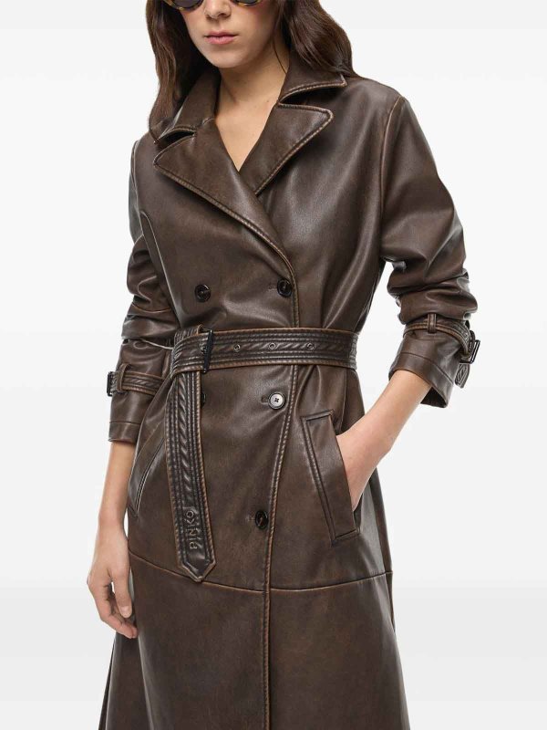 Pinko: トレンチコート online - トレンチコート - ブラウン