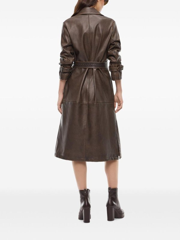 トレンチコート - ブラウン shop online: Pinko