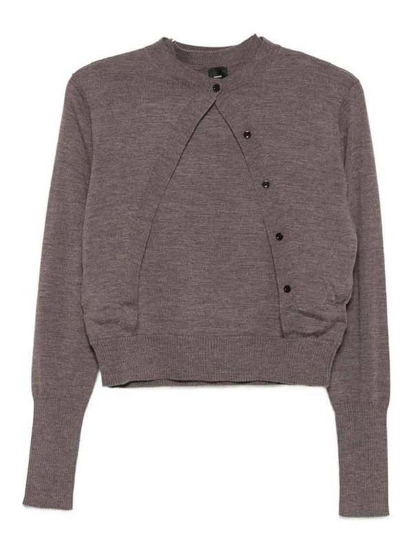 Pinko: Pull col rond - Pull Col Rond - Beige