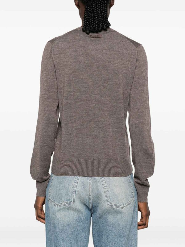 Pinko buy online Rundhalspullover - Beige
