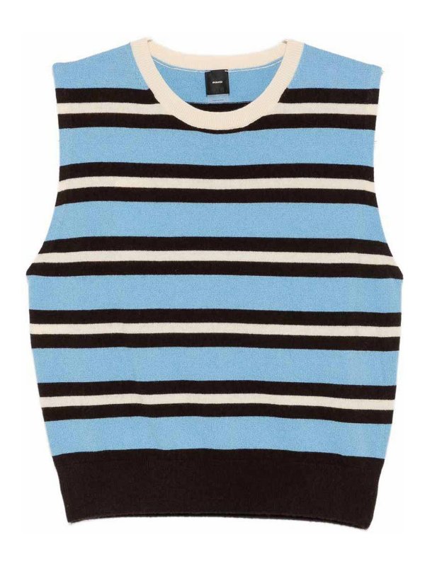 Pinko: Chalecos - Chaleco - Azul Claro