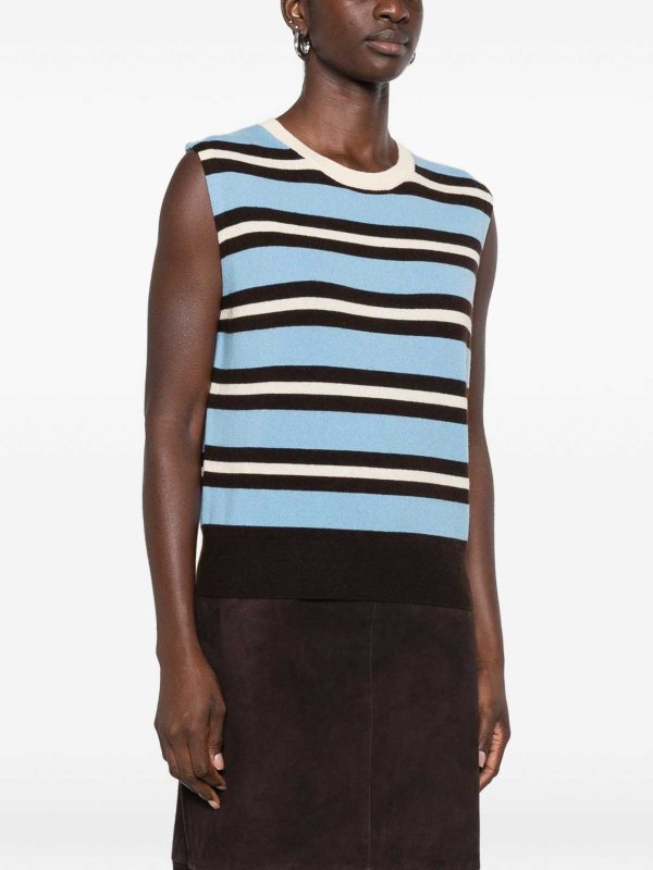 The Best Shops Pinko: Chalecos - Chaleco - Azul Claro