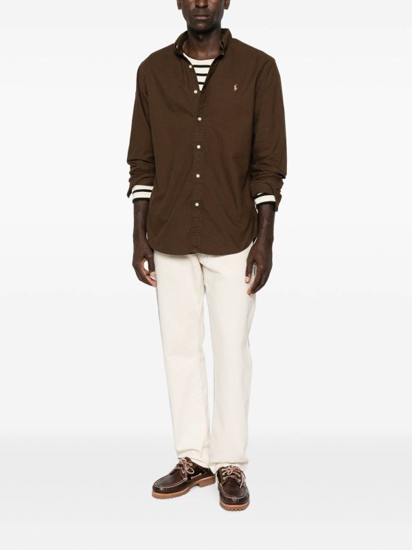 シャツ - ブラウン shop online: POLO RALPH LAUREN