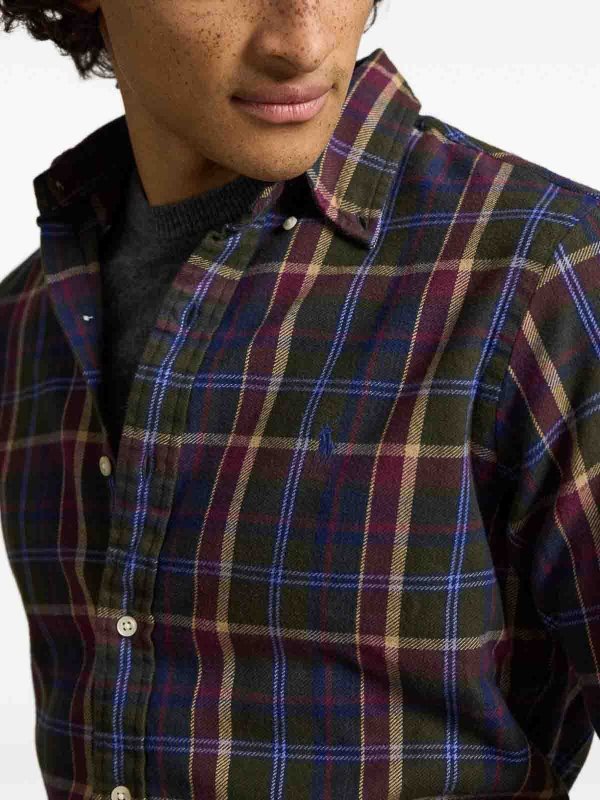シャツ - 緑 shop online: POLO RALPH LAUREN