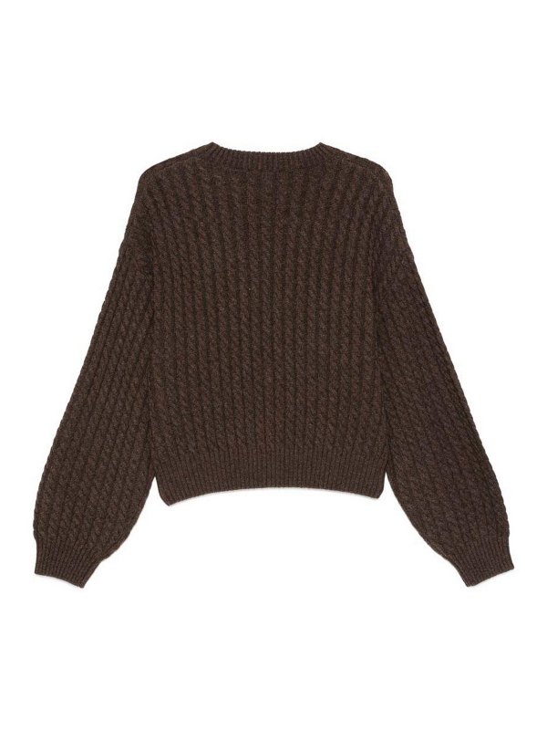 ROTATE Birger Christensen: クルーネック online - クルーネック - ブラウン