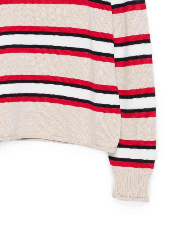 The Best Shops Semicouture: Col roulé & Col polo - Pull Col Roulé - Multicolore