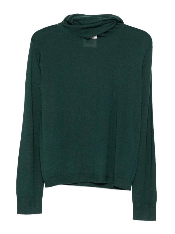 Semicouture: Pull col rond - Pull Col Rond - Vert