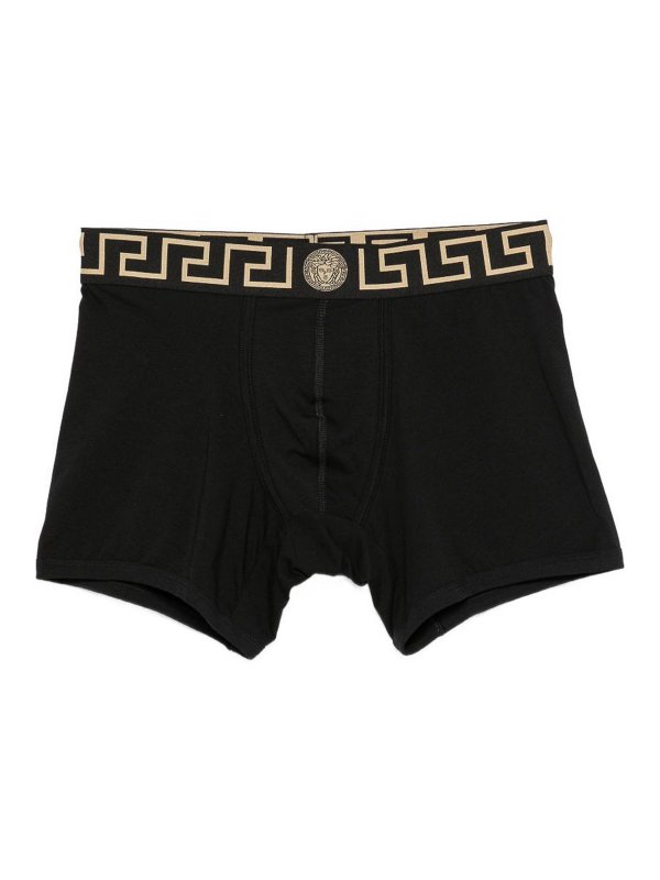 VERSACE: 水着 online - スイムショーツ/スイムトランクス - 黒