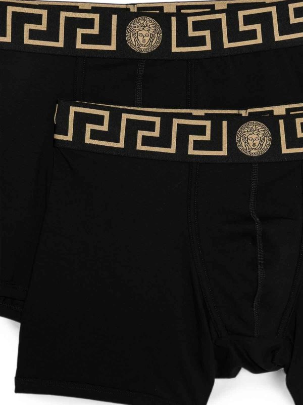 The Best Shops VERSACE: 水着 - スイムショーツ/スイムトランクス - 黒