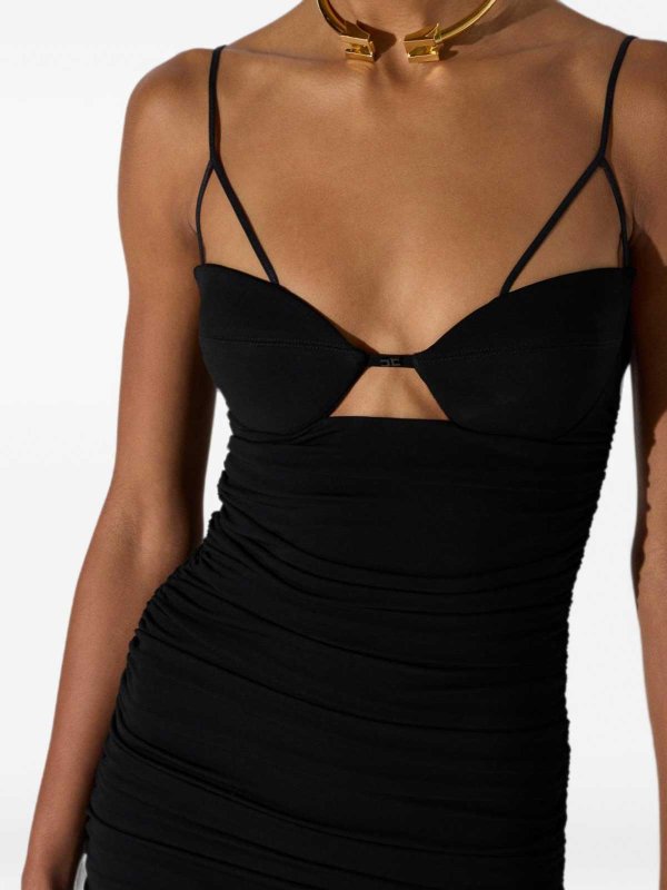 ELISABETTA FRANCHI buy online ショートドレス - 黒