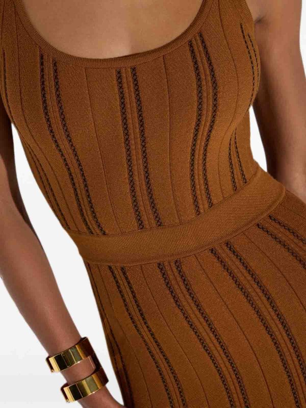ELISABETTA FRANCHI: ニーレングスドレス online - 膝丈ドレス - 黒
