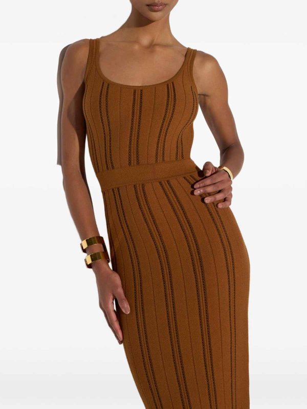 The Best Shops ELISABETTA FRANCHI: ニーレングスドレス - 膝丈ドレス - 黒
