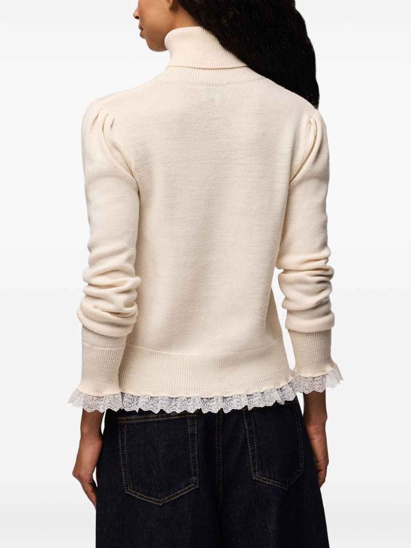 The Best Shops GANNI: クルーネック - クルーネック - クリーム