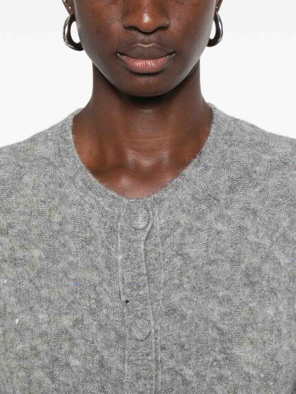 MARELLA: Strickpullover mit Rundhalsausschnitt online - Rundhalspullover - Grau