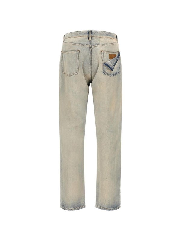 The Best Shops MM6 MAISON MARGIELA: ストレートジーンズ - ストレートジーンズ - ブルー