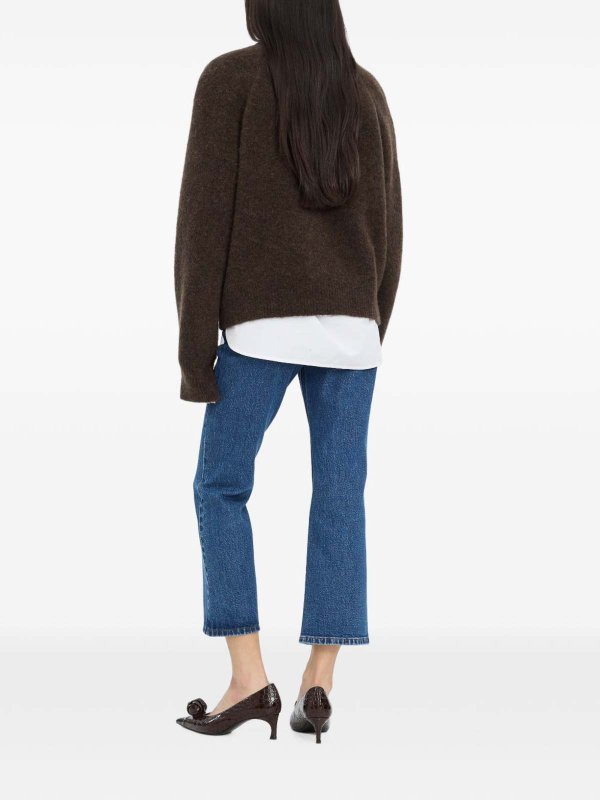 ROTATE Birger Christensen: クルーネック online - クルーネック - ブラウン