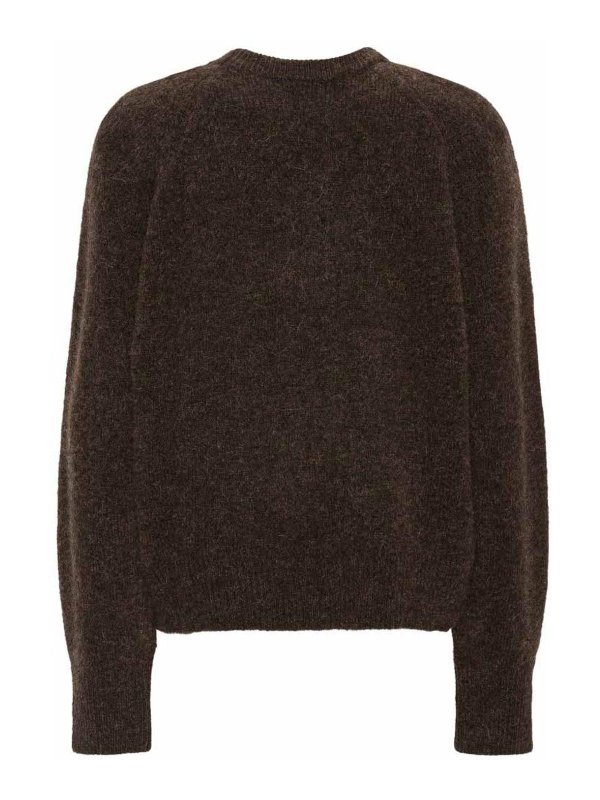 クルーネック - ブラウン shop online: ROTATE Birger Christensen