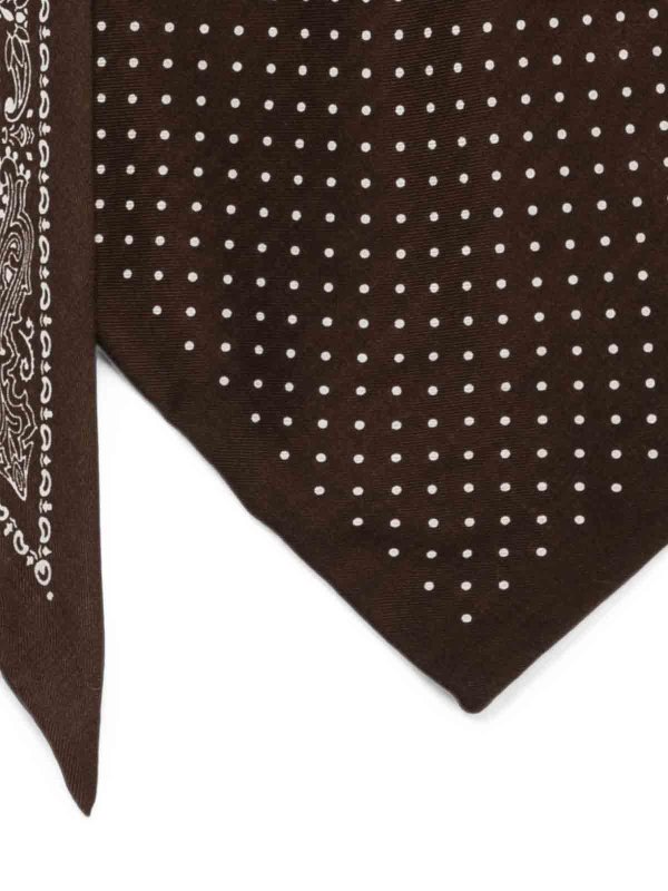 The Best Shops DESTIN: sciarpe e foulard - Sciarpa Tri Choco Marrone