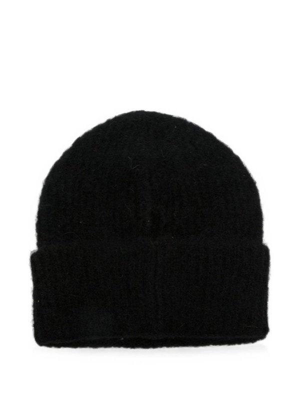 The Best Shops ERMANNO SCERVINO: ニットキャップ - ビーニー帽 - 黒
