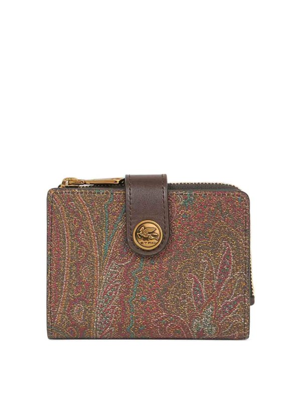 ETRO: 財布＆ポーチ - 財布 - ブラウン