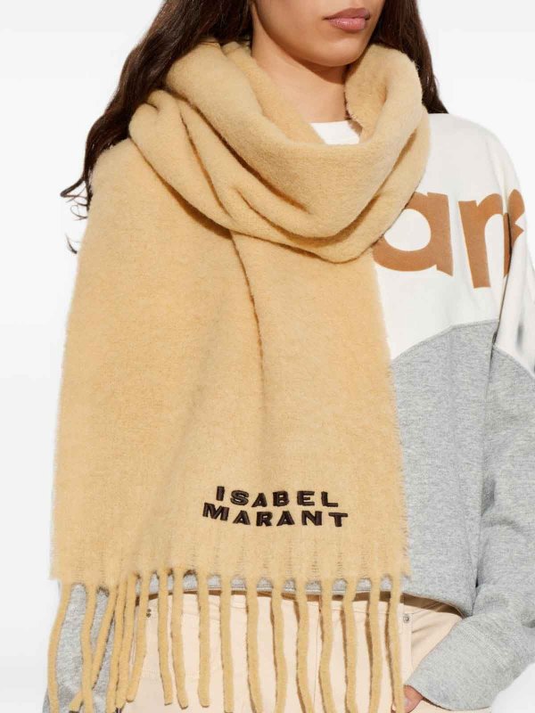 スカーフ - ベージュ shop online: ISABEL MARANT