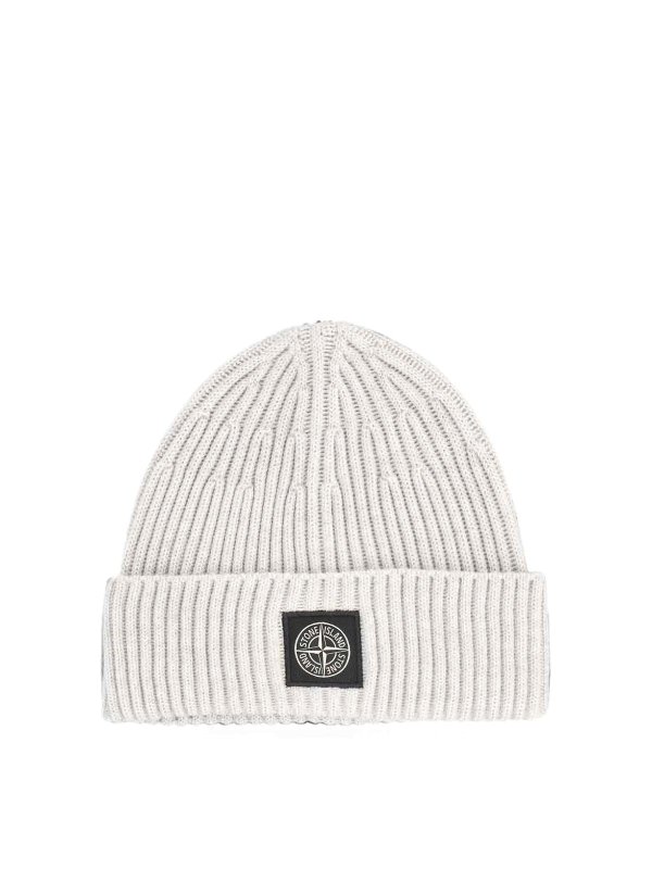 STONE ISLAND: Mützen - Mütze - Grau