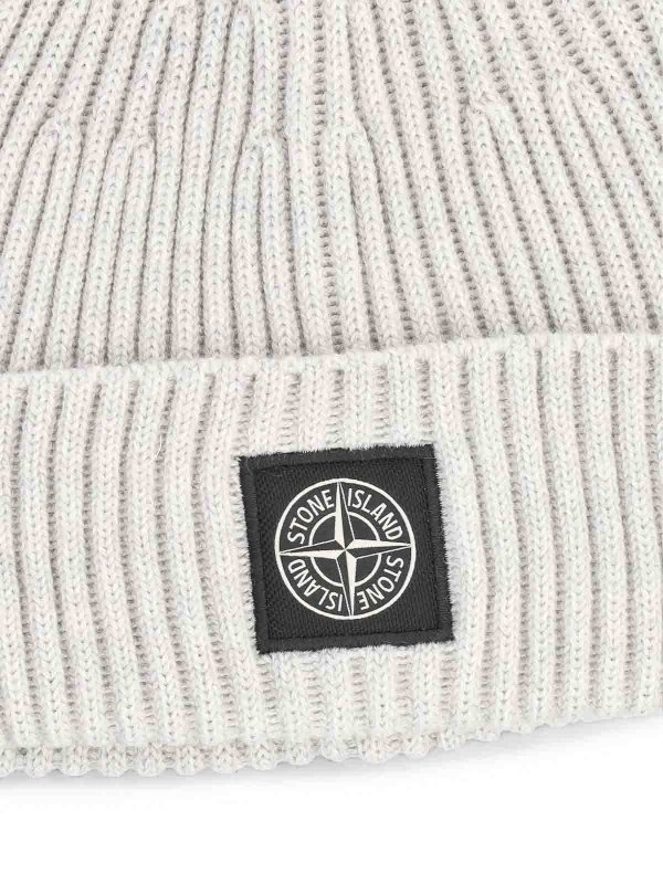 STONE ISLAND: Mützen online - Mütze - Grau