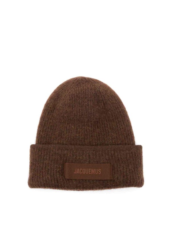JACQUEMUS: Gorros - Gorro - Marrón