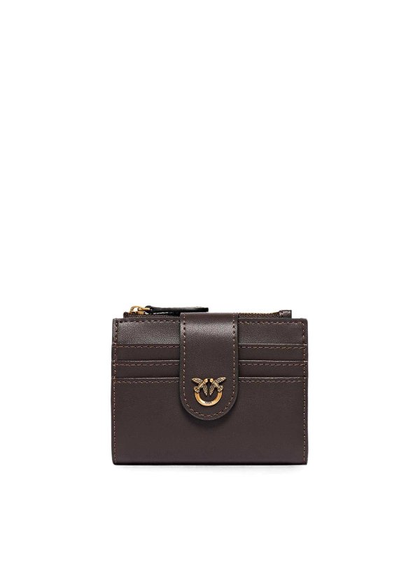 Pinko: 財布＆ポーチ - 財布 - ブラウン