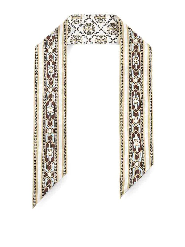 TORY BURCH: スカーフ - スカーフ - クリーム