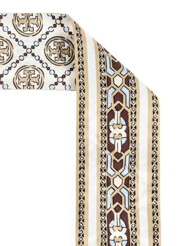 The Best Shops TORY BURCH: スカーフ - スカーフ - クリーム